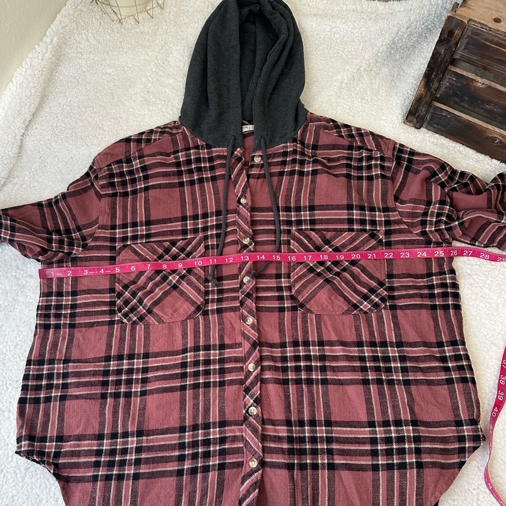 Arizona Jean Co hooded flannel XXL - Picture 4 of 7